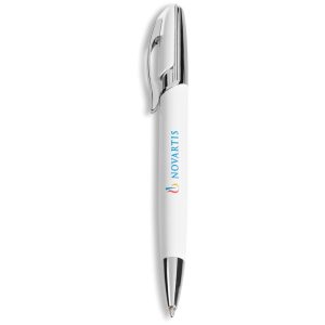 SOLID WHITE Altitude Hawk-Eye Ball Pen