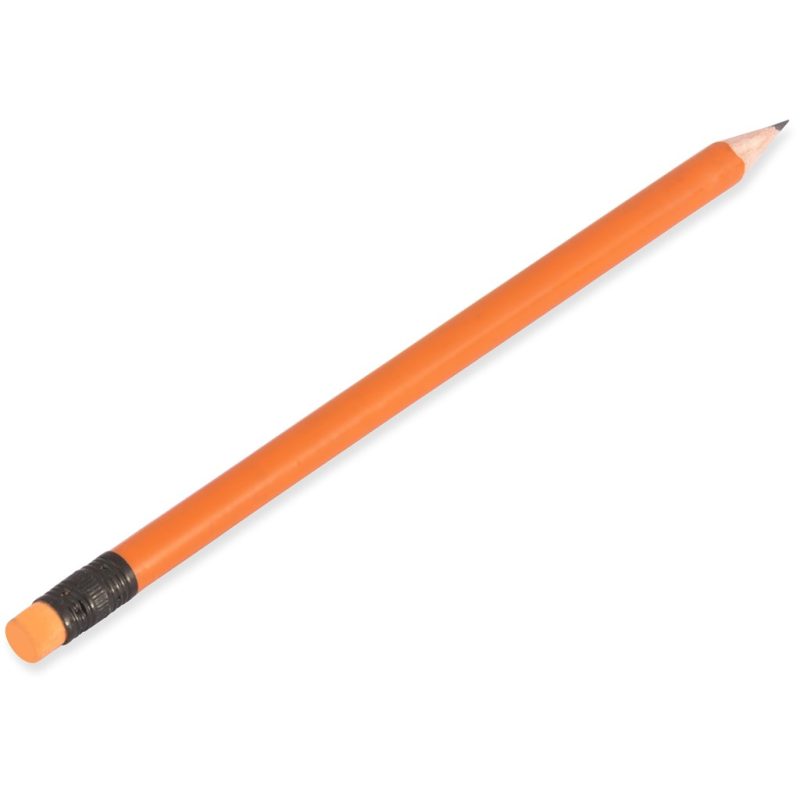 ORANGE Altitude Brainiac Wooden Pencil