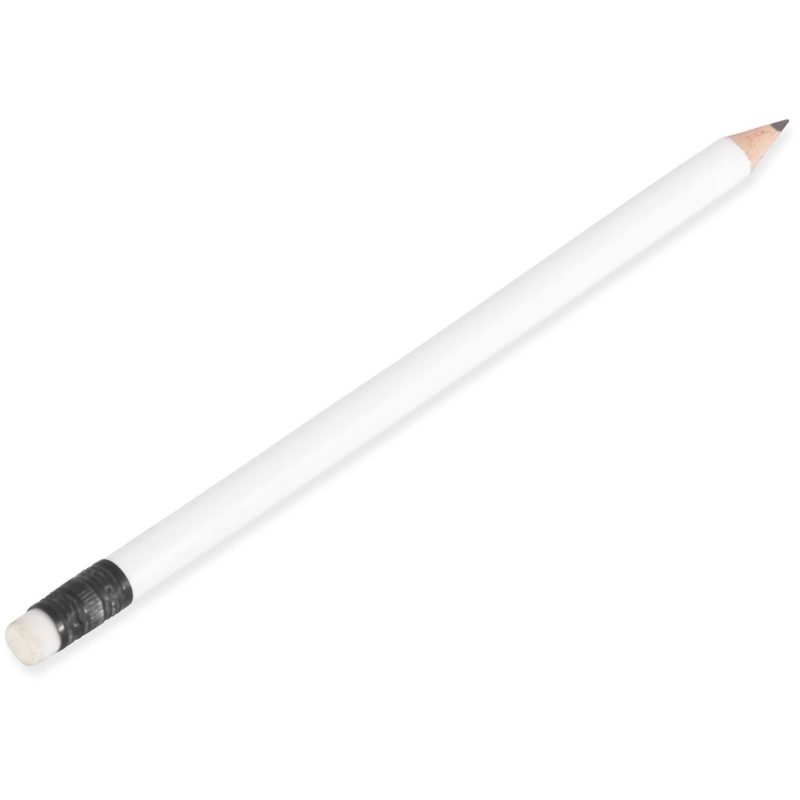 SOLID WHITE Altitude Brainiac Wooden Pencil