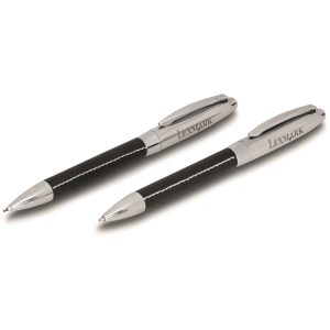 BLACK Charisma Ball Pen & Pencil Set - Black
