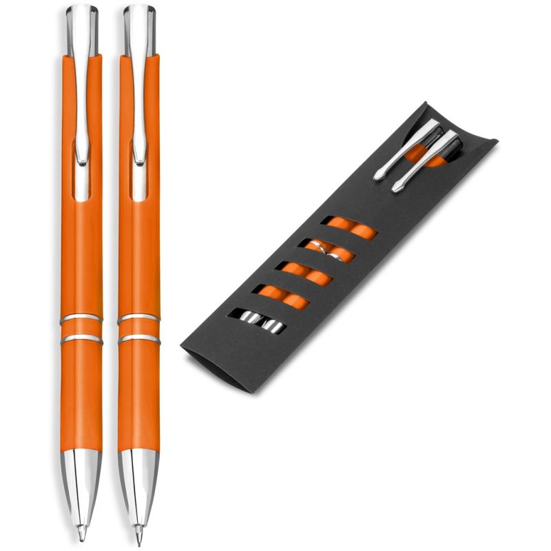 ORANGE Electra Ball Pen & Pencil Set