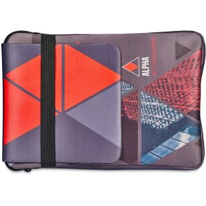 Pre-Printed Sample Hoppla Grotto Neoprene 13-inch Laptop Sleeve With Build-In Mouse Pad
