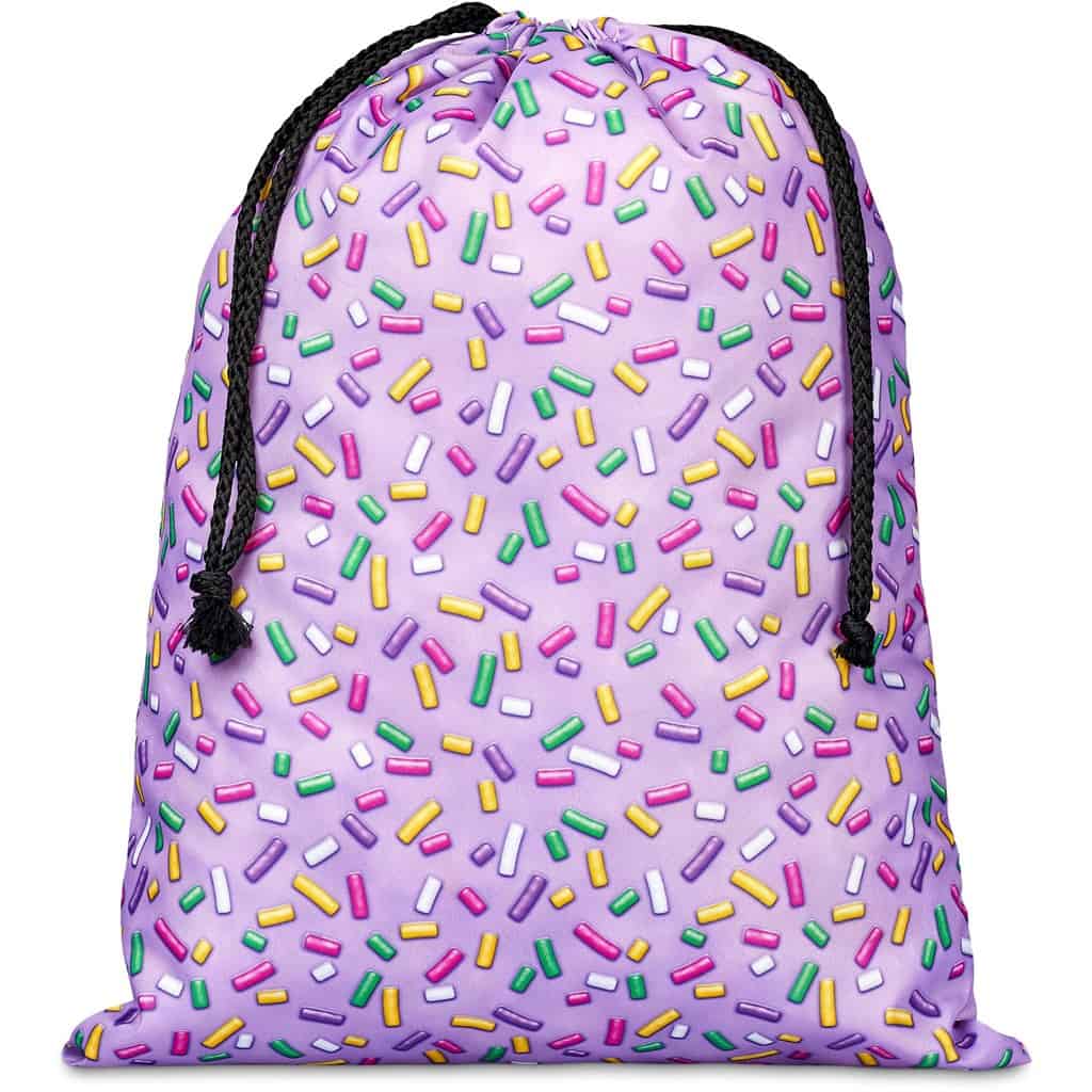 Drawstring Sample Pre-Printed Sample Hoppla Benguela Jumbo Polyester Drawstring Pouch