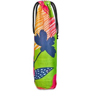 Pre-Printed Sample Hoppla Tipsy RPET Wine Bottle Drawcord Bag