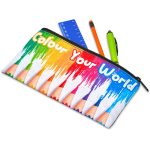 Pre-Printed Sample Hoppla Junior Recycled PET Stitch-Bond Pencil Case