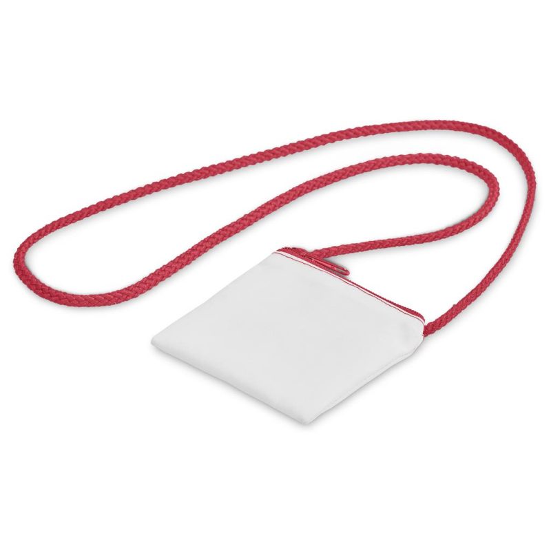 RED Hoppla Sani Tuck Money Neck Pouch