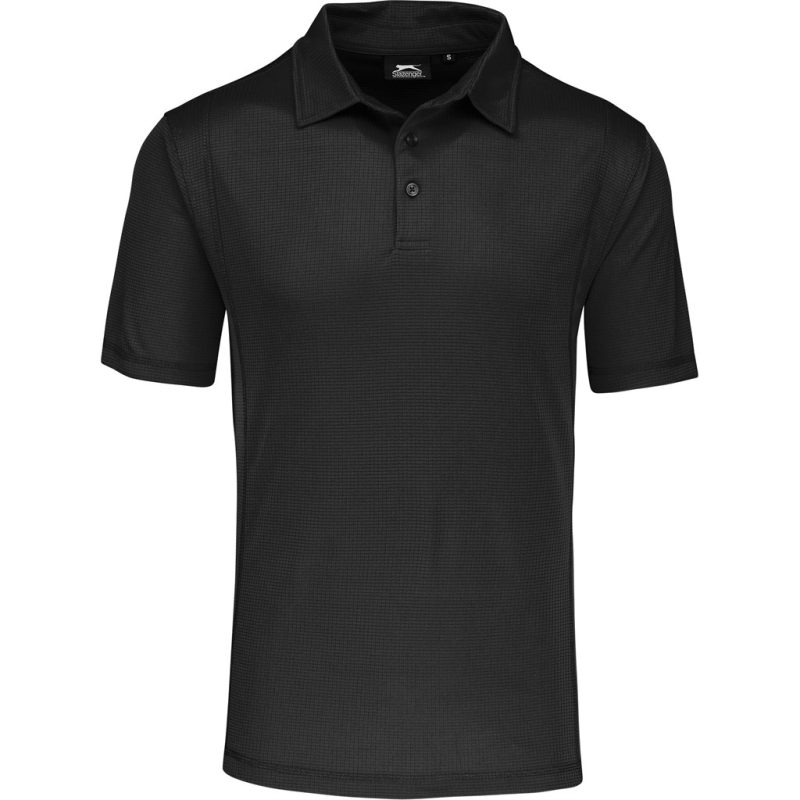 BLACK Mens Hydro Golf Shirt