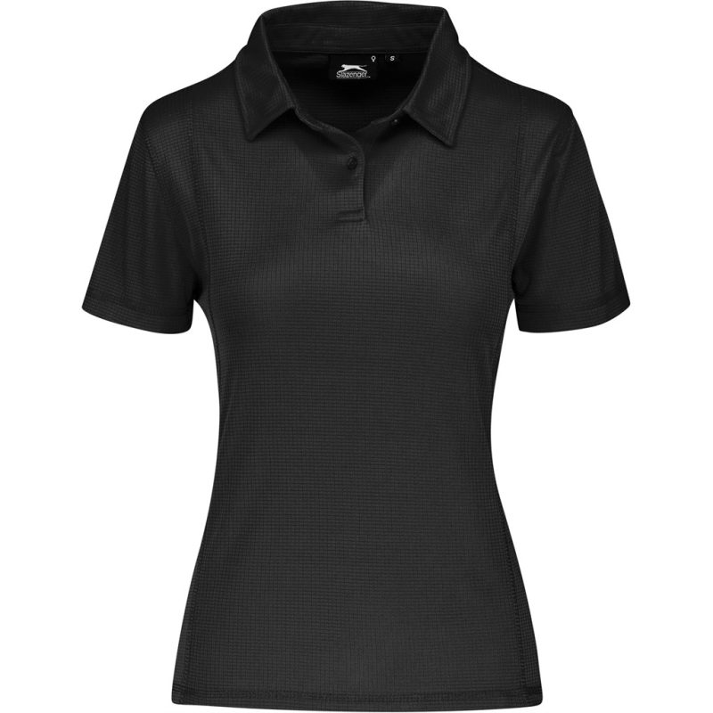 BLACK Ladies Hydro Golf Shirt