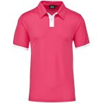 PINK Mens Contest Golf Shirt - Pink