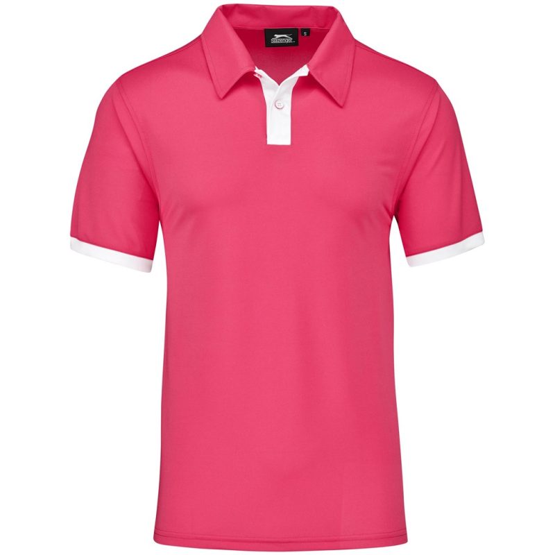 SLAZ-11408-PI_1024X1024 PINK Mens Contest Golf Shirt - Pink