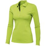 WHITE Ladies Long Sleeve Zenith Golf Shirt - White