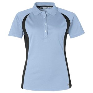 LIGHT BLUE Ladies Apex Golf Shirt - Light Blue