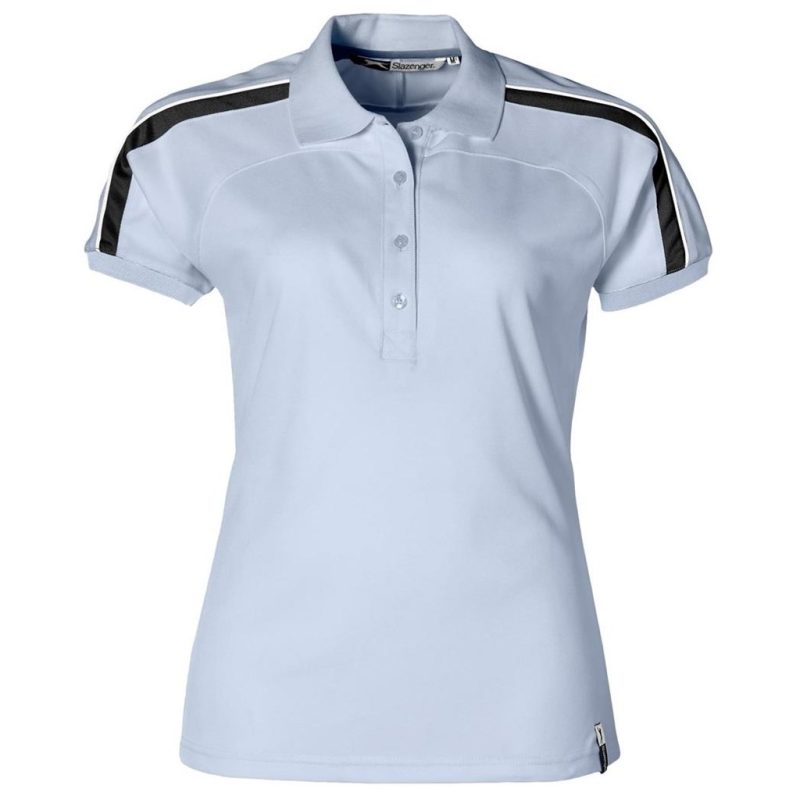 LIGHT BLUE Ladies Trinity Golf Shirt - Light Blue