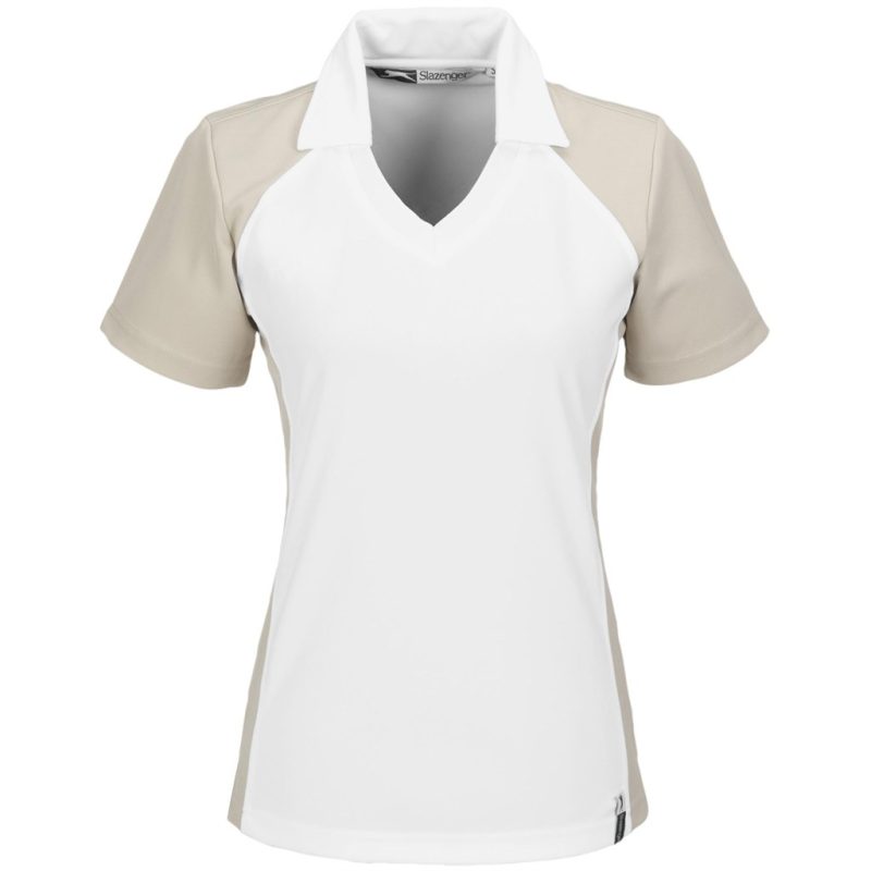 SLAZ-3221-KH_1024X1024 KHAKI Ladies Grandslam Golf Shirt - Khaki