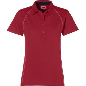 RED Ladies Victory Golf Shirt - Red