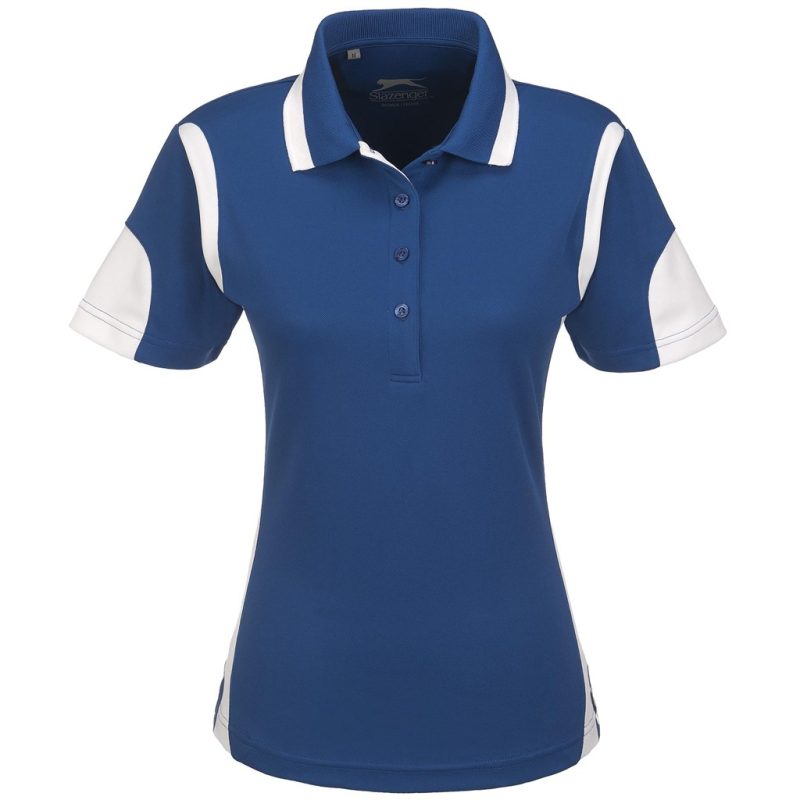 BLUE Ladies Genesis Golf Shirt - Blue