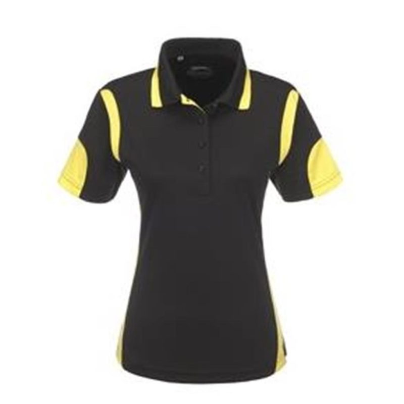 YELLOW Ladies Genesis Golf Shirt - Yellow