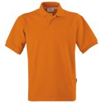 ORANGE Mens Crest Golf Shirt - Orange