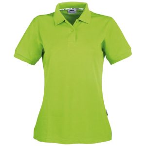 GREEN Ladies Crest Golf Shirt - Green