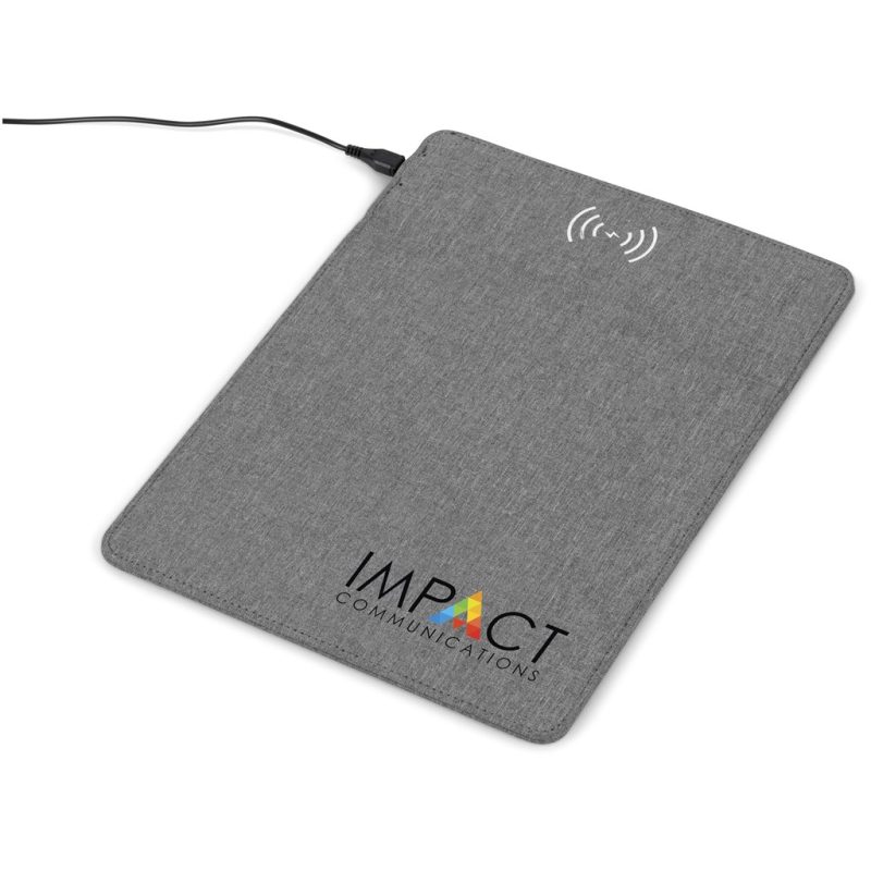 GREY Redox Wireless Charger Mouse Pad