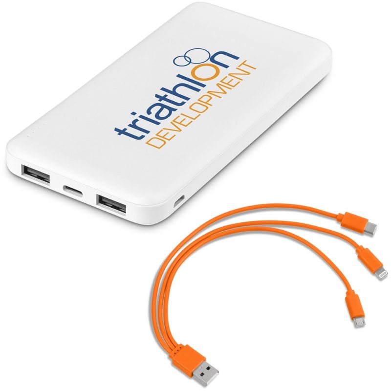 Kingpin White 10 Compact Power Bank  10