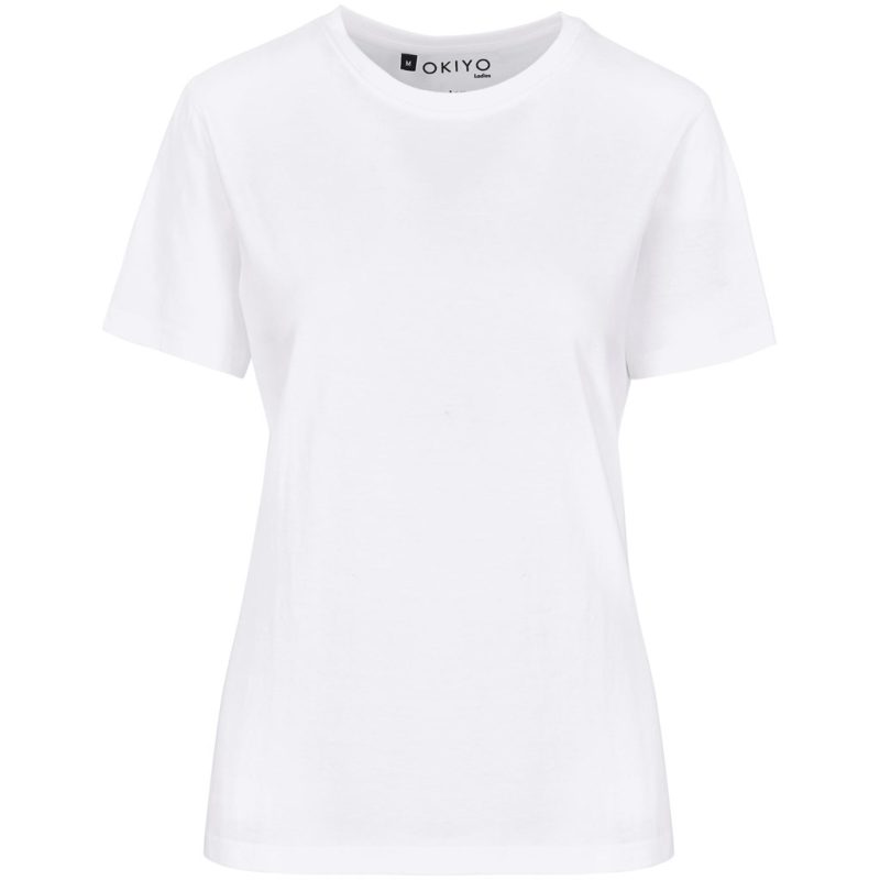 WHITE Ladies Okiyo Organic T-Shirt
