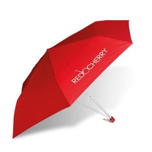 RED Rainbow Compact Umbrella - Red