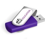 PURPLE Axis Dome Flash Drive - 8GB - Purple