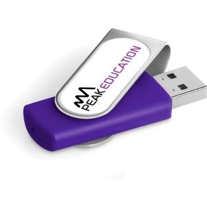 PURPLE Axis Dome Flash Drive - 8GB - Purple