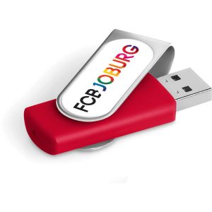 RED Axis Dome Flash Drive - 8GB - Red