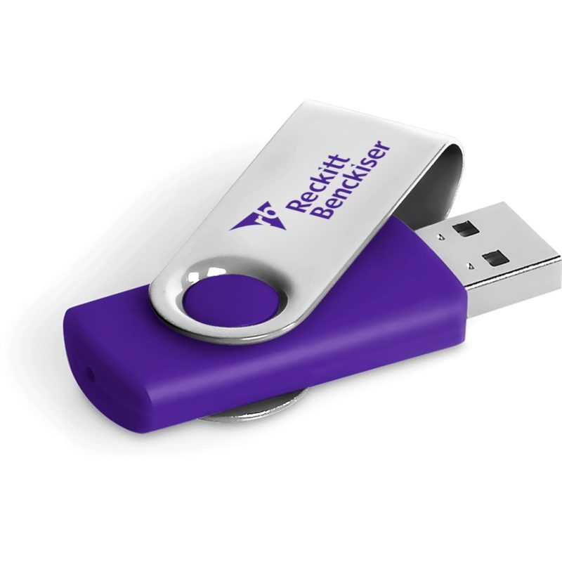 USB-7469-P_1024X1024 PURPLE Axis Glint Flash Drive - 8GB - Purple