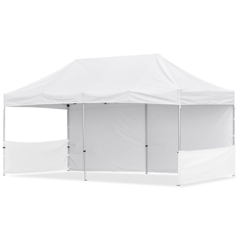 Coated Steel Sublimated Gazebo 6m x 3m - 1 Long Full-Wall Skin - 2 Short Half-Wall Skins
