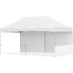 Coated Steel Sublimated Gazebo 6m x 3m - 1 Short Half-Wall Skin - 1 Long Full Wall Skin