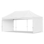 Coated Steel Sublimated Gazebo 6m x 3m - 2 Short Full-Wall Skins