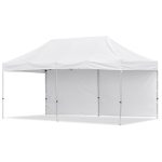 Coated Steel Sublimated Gazebo 6m x 3m - 1 Long Full-Wall Skin