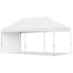 Coated Steel Sublimated Gazebo 6m x 3m - 1 Short Full-Wall Skin