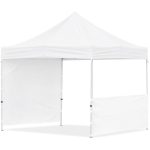 Coated Steel Sublimated Gazebo 3m x 3m - 1 Half-Wall Skin - 1 Full-Wall Skin