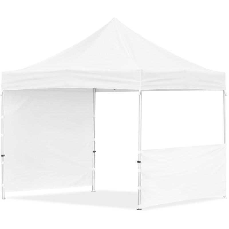 Coated Steel Sublimated Gazebo 3m x 3m - 1 Half-Wall Skin - 1 Full-Wall Skin