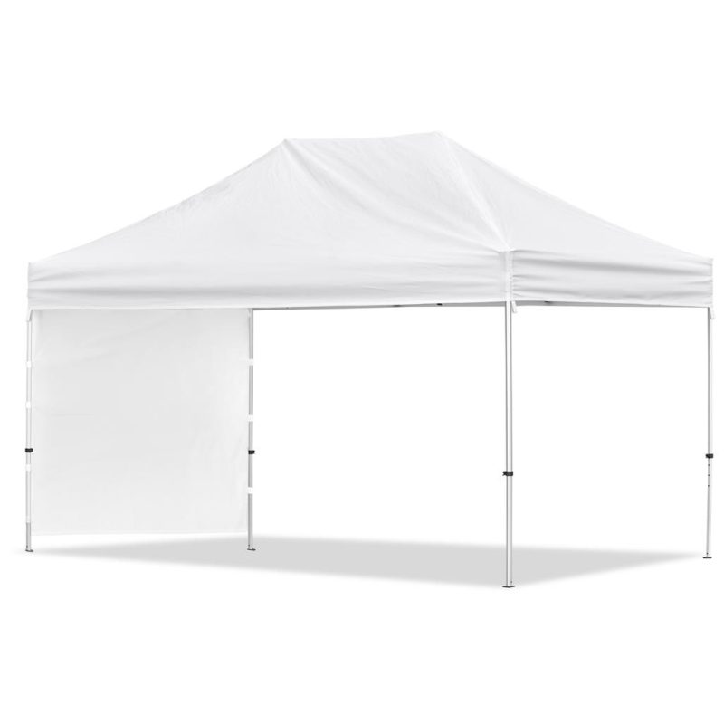 Coated Steel Sublimated Gazebo 4.5m x 3m - 1 Short Full-Wall Skin
