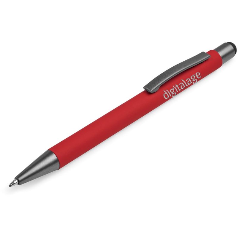 RED Altitude Silky Stylus Ball Pen