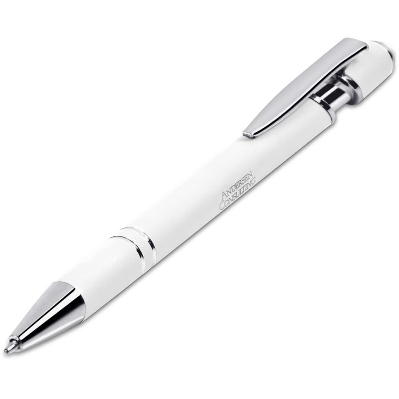 WI-AM-276-B-SW_1024X1024 SOLID WHITE Altitude Manga Trilighter Ball Pen