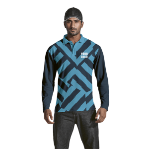 Mens Long Sleeve Golf Shirt Custom Design