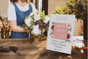 Pont-of-sale Strut cards