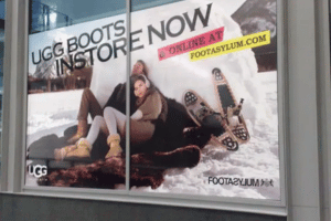 custom printed window contravision film