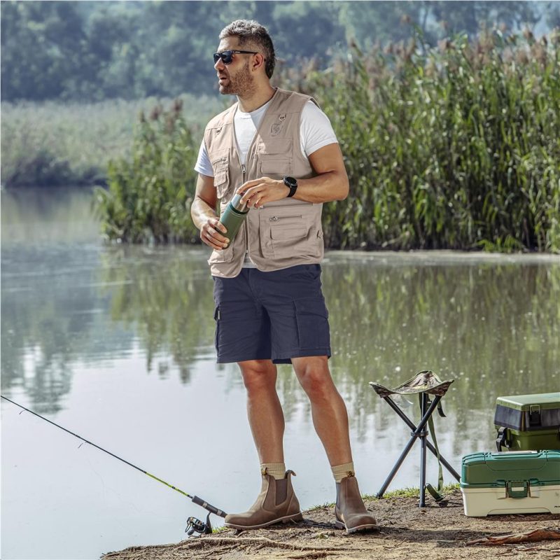navy Mens Meseta Twill Shorts