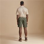 olive Mens Meseta Twill Shorts