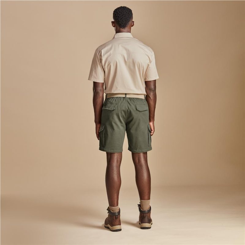 olive Mens Meseta Twill Shorts