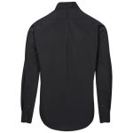 black Mens Long Sleeve Sheffield Stretch Shirt