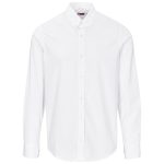 white Mens Long Sleeve Sheffield Stretch Shirt