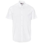 white Mens Short Sleeve Sheffield Stretch Shirt